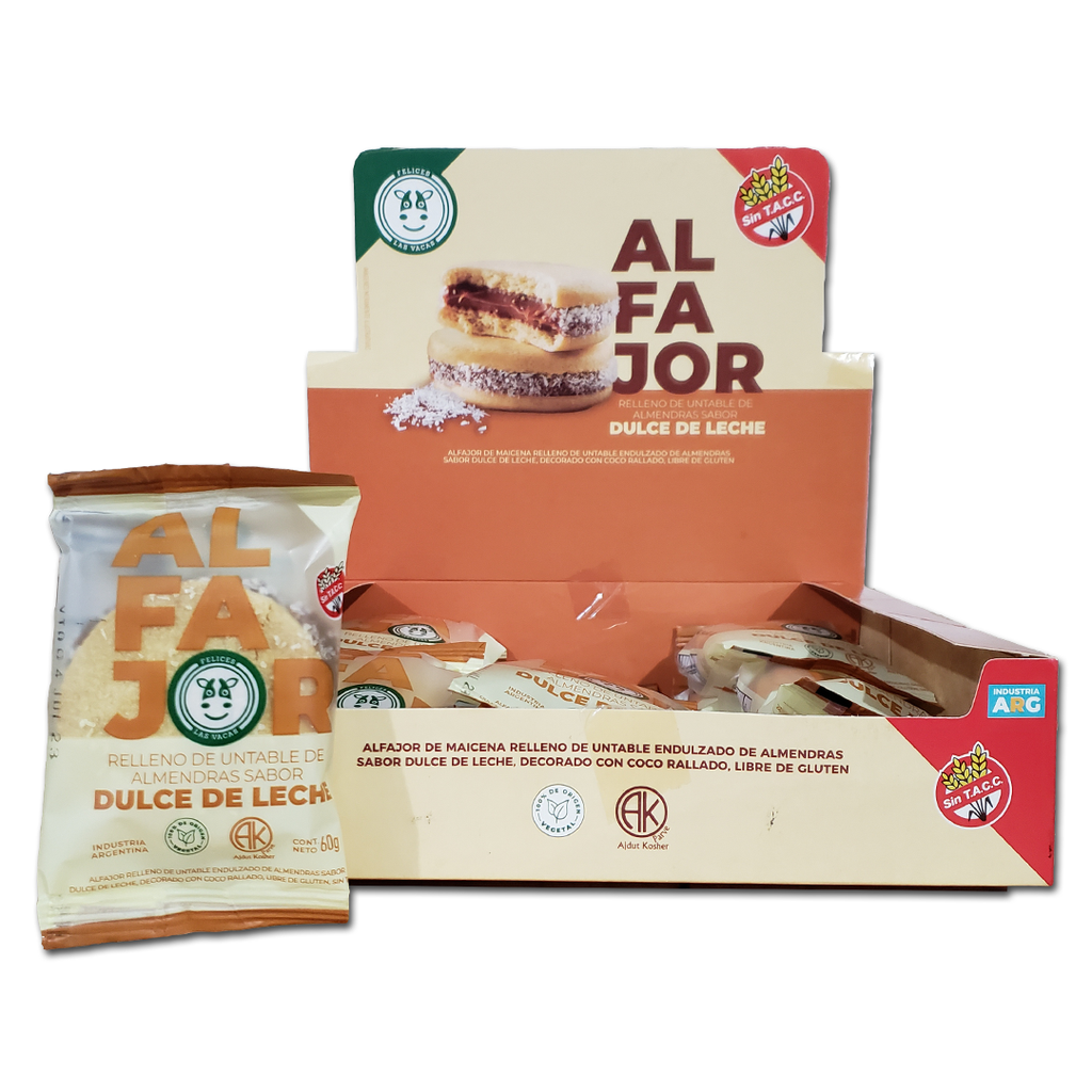 Caja x12 alfajores - MAICENA - Felices