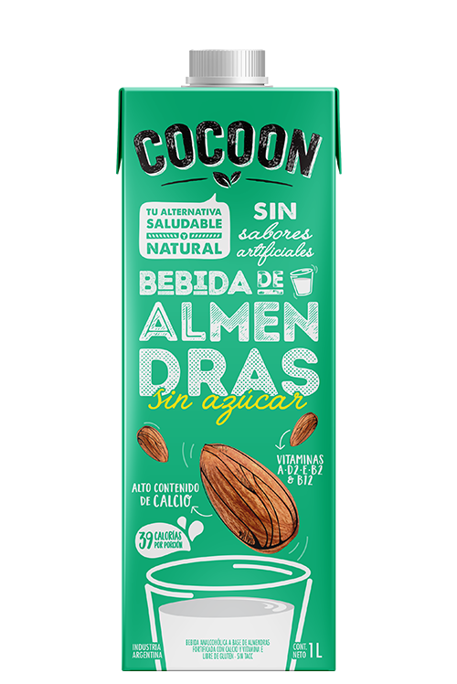 BEBIDAS de ALMENDRAS s/AZUCAR x1l - Cocoon
