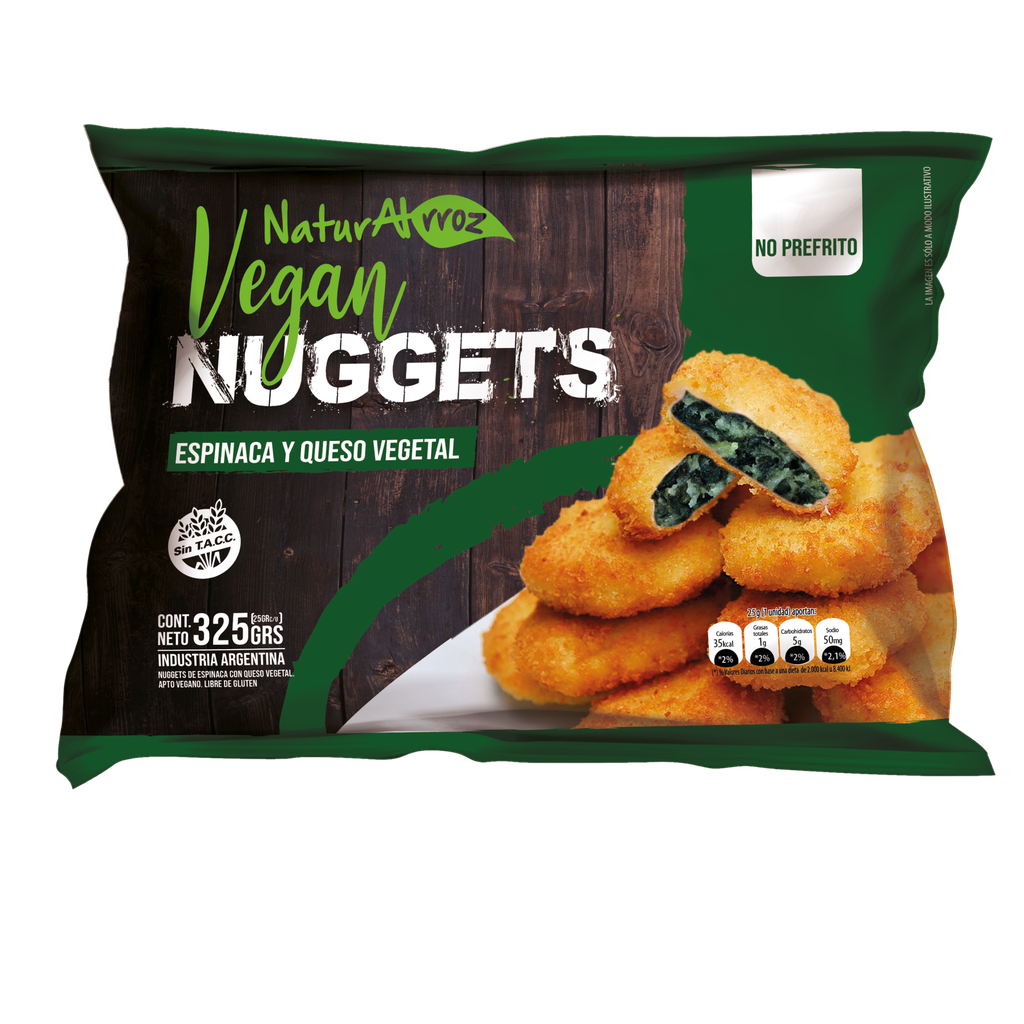 Nuggets de ESPINACA x325g - Naturalrroz