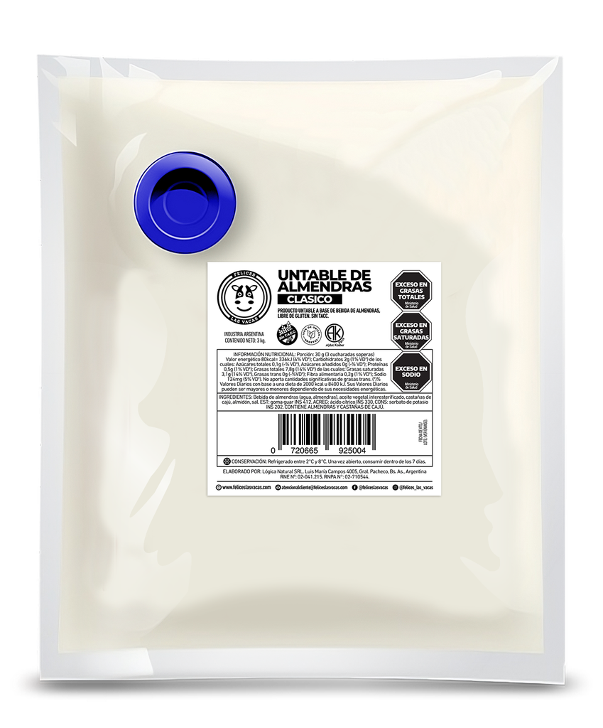 GASTRONOMICO - Queso UNTABLE CLASICO x3kg - Felices