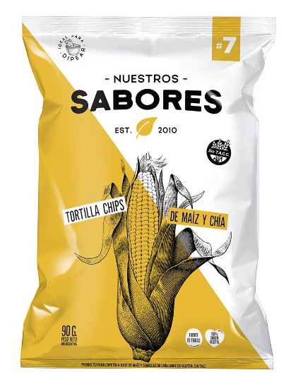 Chips de MAIZ y chia - Nuestros Sabores