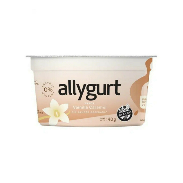 ALLYGURT - VAINILLA CARAMEL s/azucar (de almendras) - Quimya