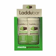 Caja x12 barritas RAW - MENTA GRANIZADA - LadduBar