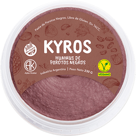 Hummus de POROTOS NEGROS - Kyros