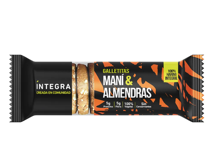 Galletitas de MANI y ALMENDRAS x200g - Integra