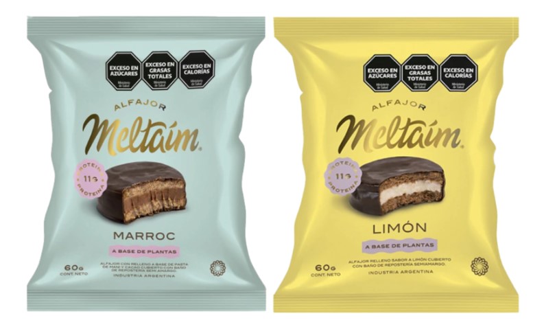 Caja x12 alfajores PROTEICOS - LIMON y MARROC- Meltaim