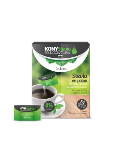 Caja x50 sobres - Stevia - Kony