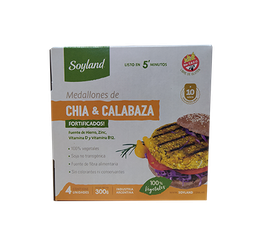 [141] Medallones de CHIA y CALABAZA fortificados x4u - Soyland