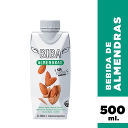 [2301] BEBIDA de ALMENDRAS original s/AZUCAR x500ml - Biba