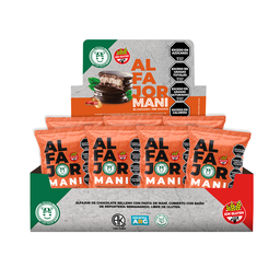 [188] Caja x12 alfajores - MANI - Felices