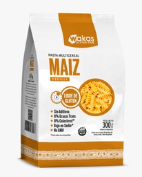 [3256] Pasta proteica fusilli MAIZ x300g - Wakas
